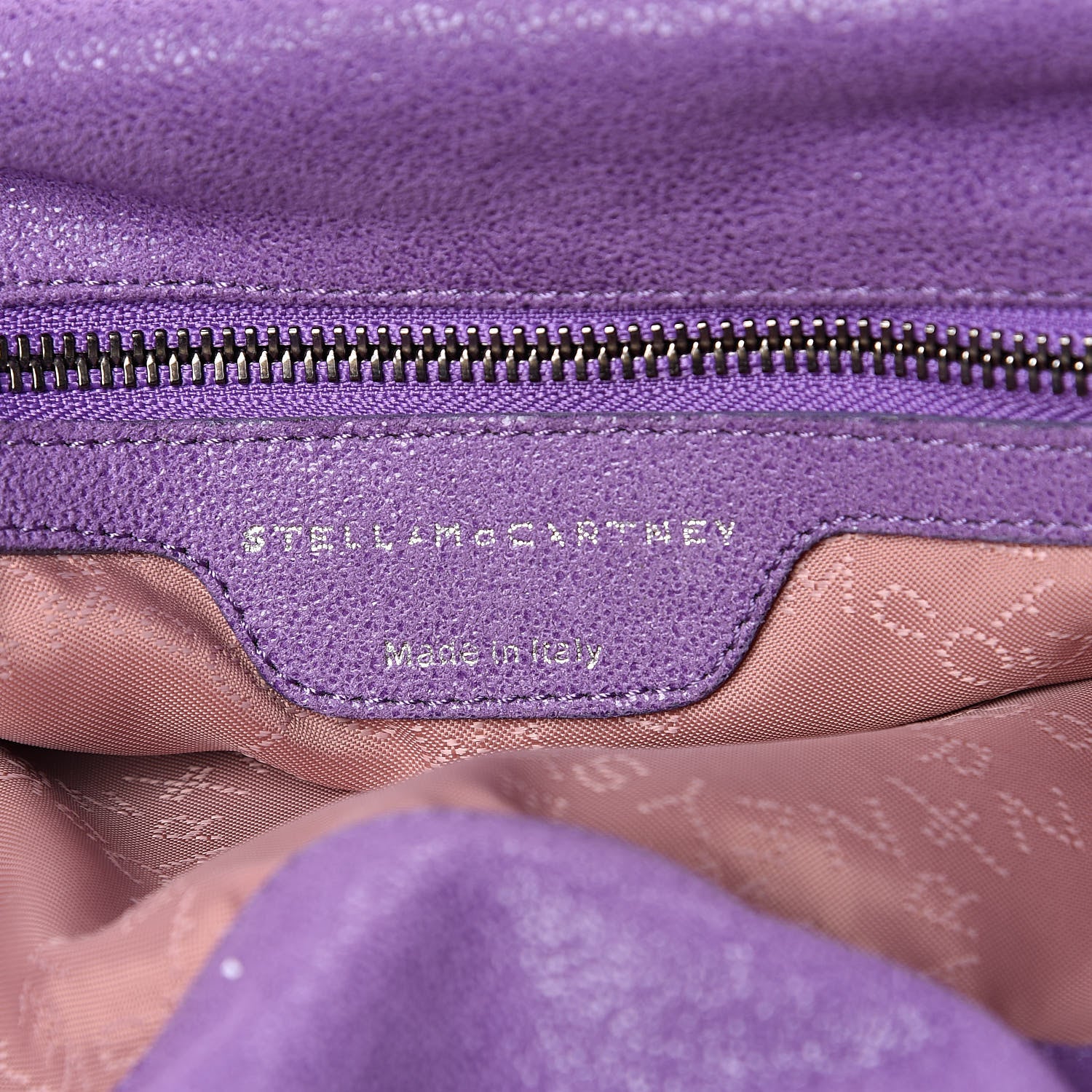 Stella McCartney Shaggy Deer Small Falabella Tote Purple 6 of 11