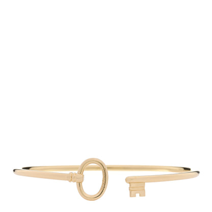 Tiffany 18K Yellow Gold Keys Wire Bracelet 1 of 4