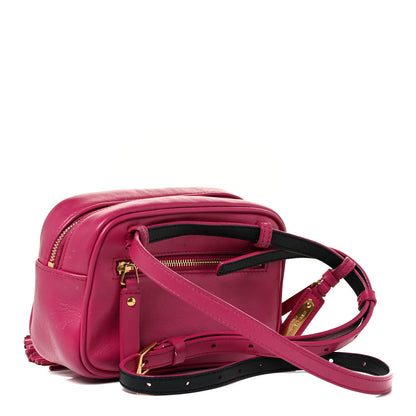 Saint Laurent Calfskin Matelasse Monogram Lou Belt Bag Bright Pink 3 of 24