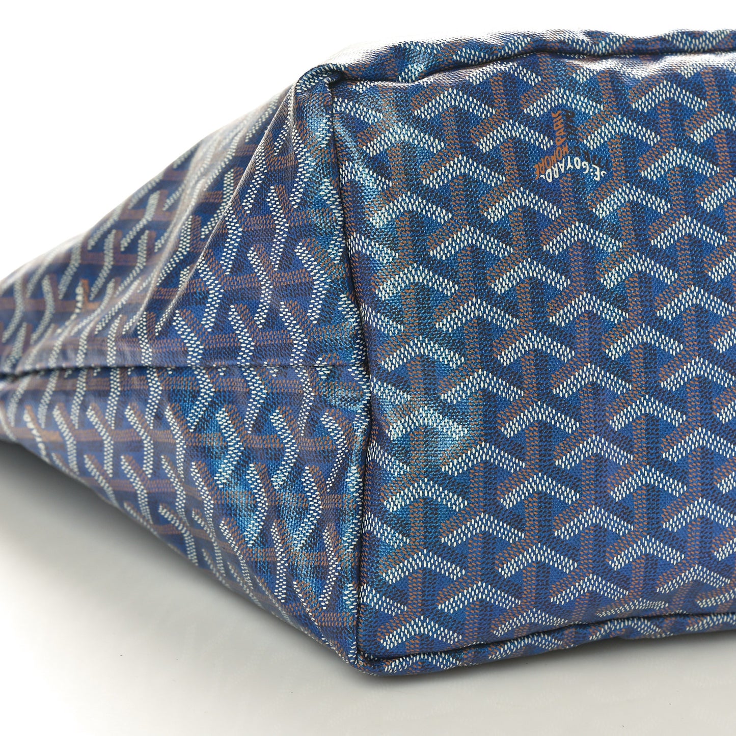 Iridescent Goyardine Saint Louis GM Pearly Blue