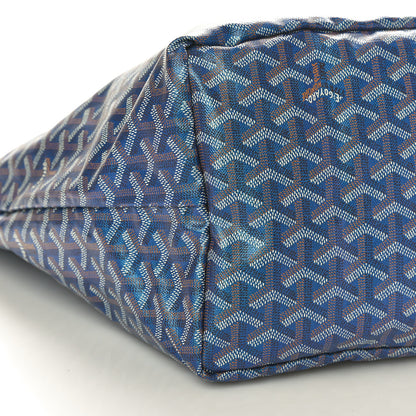 Goyard Iridescent Goyardine Saint Louis GM Pearly Blue 9 of 10