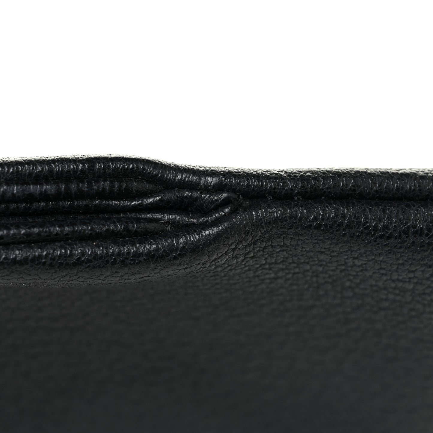 Calfskin Baguette Black