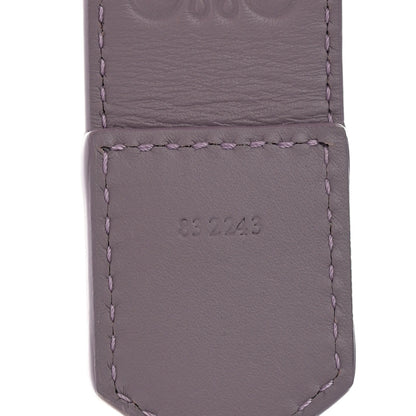 Loewe Satin Calfskin Embossed Anagram Strap Pale Aubergine Glaze 4 of 5