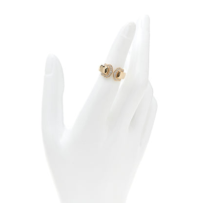 Cartier 18K Yellow Gold Diamond C De Cartier Ring 49 4.75 2 of 7