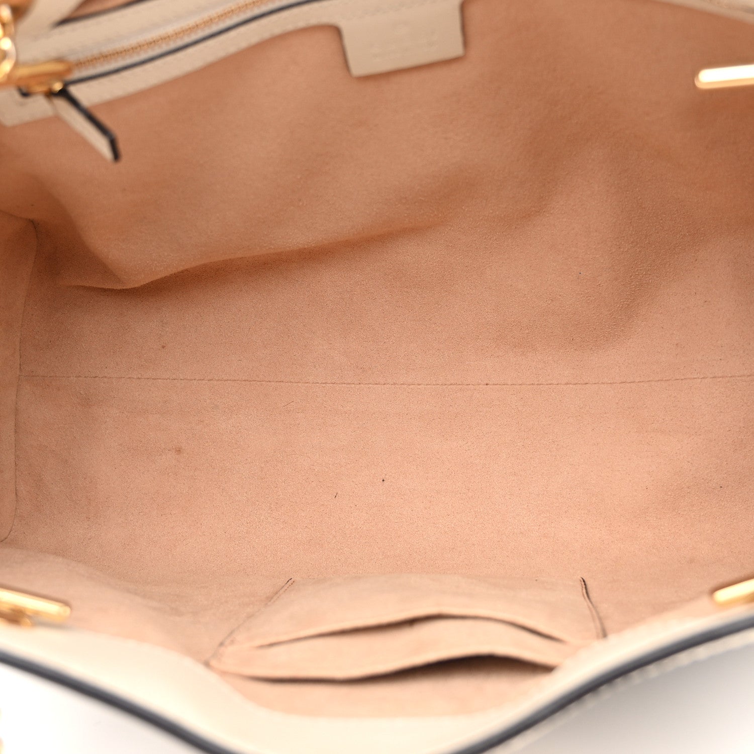 Gucci GG Supreme Monogram Medium Padlock Tote White 5 of 12