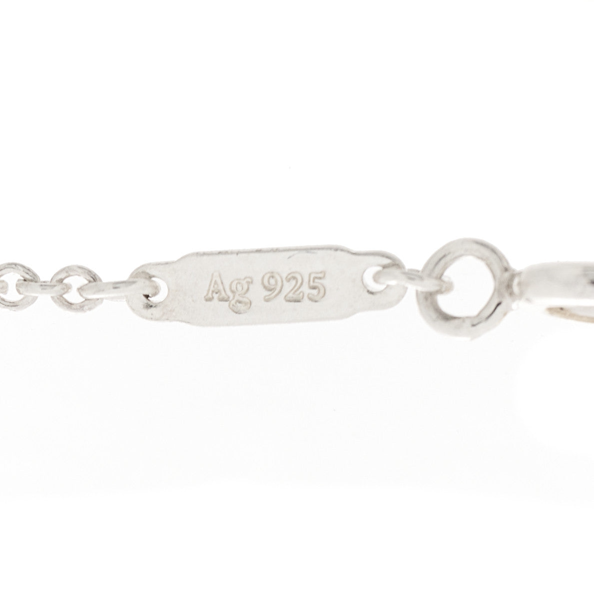 Sterling Silver 18K Rose Gold Return to Tiffany Love Bugs Butterfly Chain Bracelet