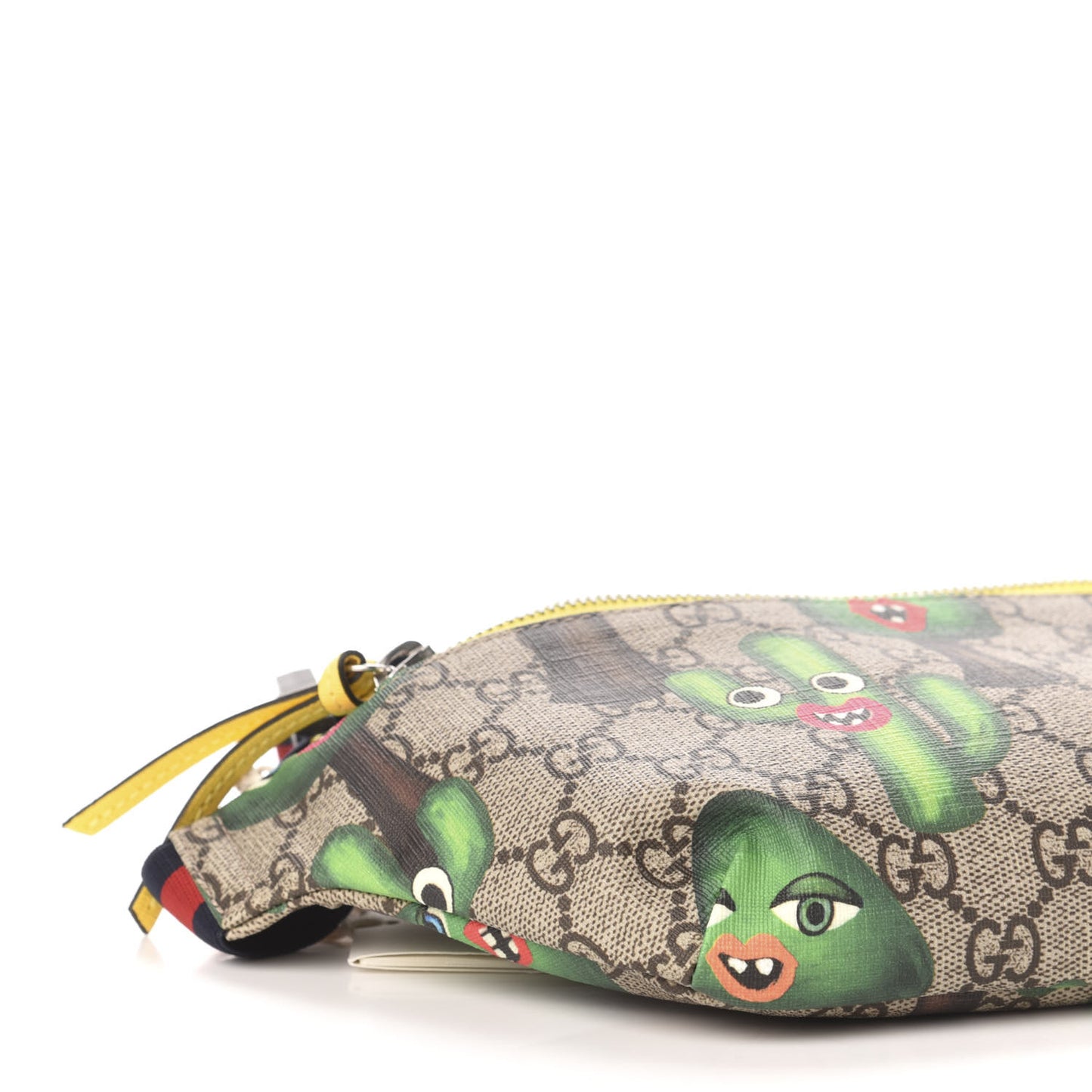 GG Supreme Monogram Smiling Plants Childrens Belt Bag Multicolor