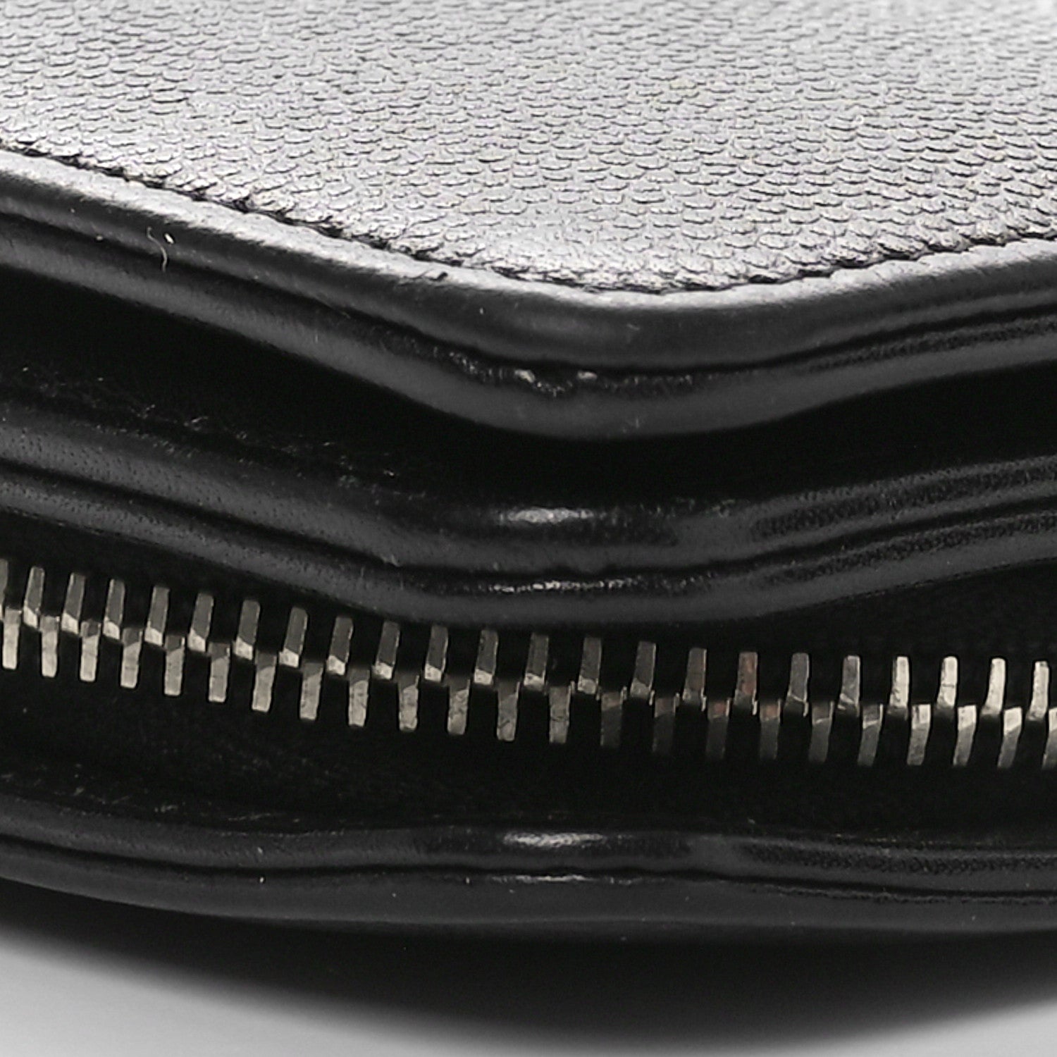 Chanel Caviar Sevruga Large Zip Pocket Wallet Black 10 of 11