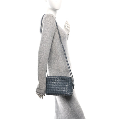 Bottega Veneta Nappa Intrecciato Small Loop Camera Bag Thunder 2 of 9