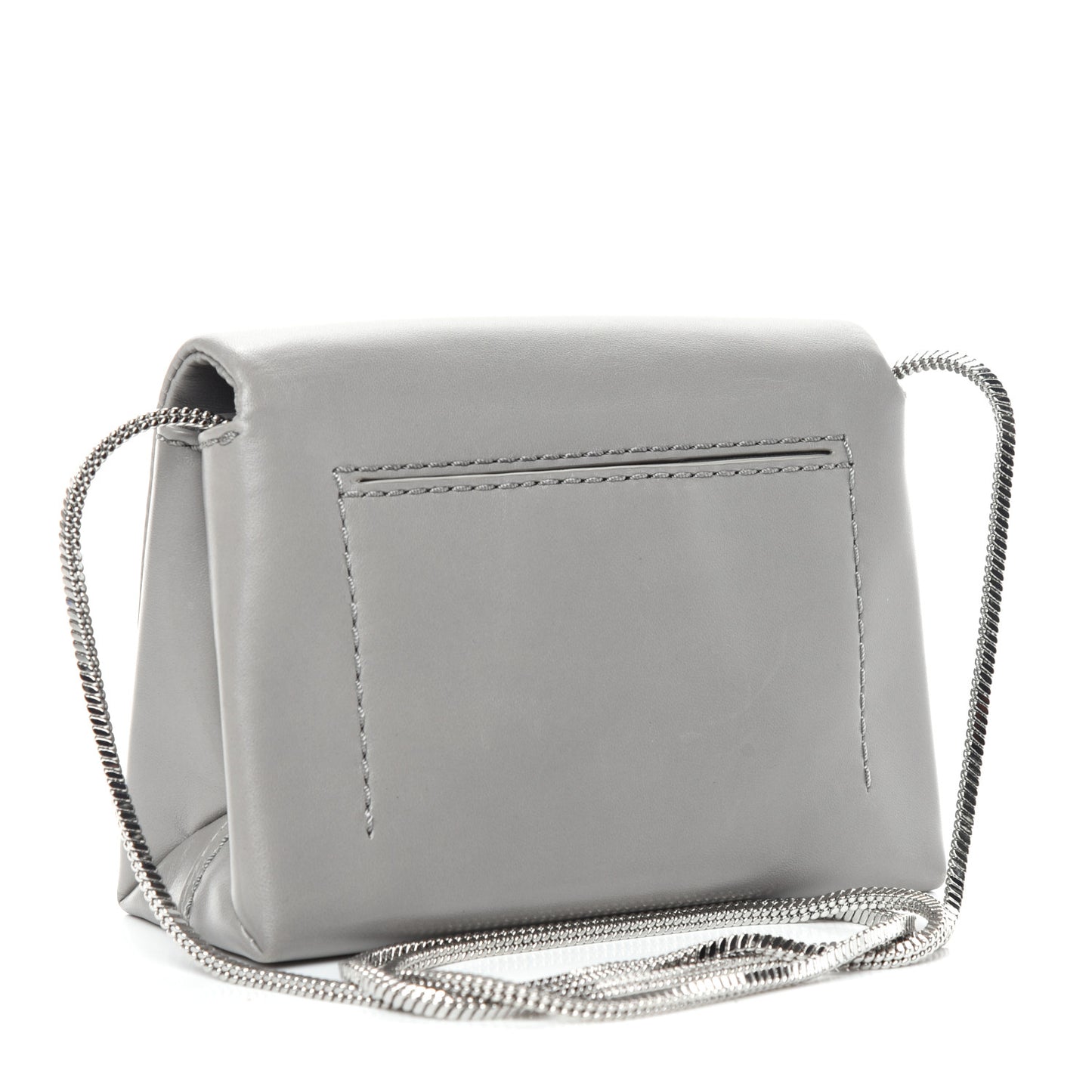 Calfskin Micro Alix Crossbody Bag Cement