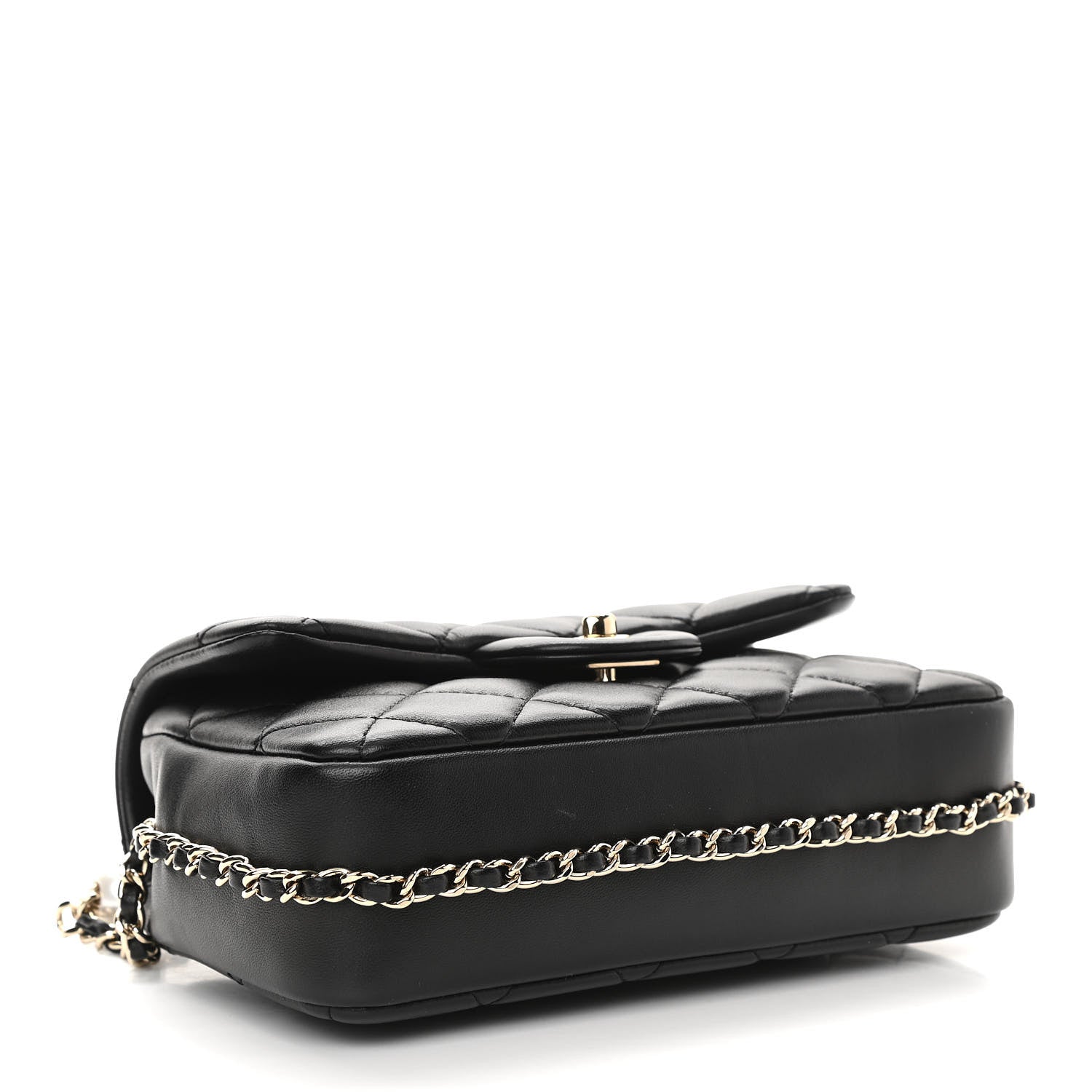 Chanel Lambskin Quilted Small My Precious Flap Black 4 of 11