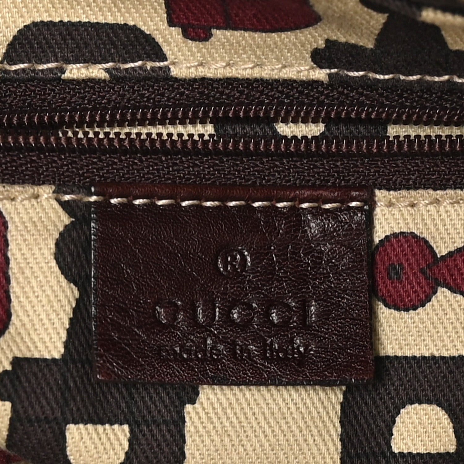 Gucci Guccissima Large D Ring Messenger Dark Brown 6 of 10
