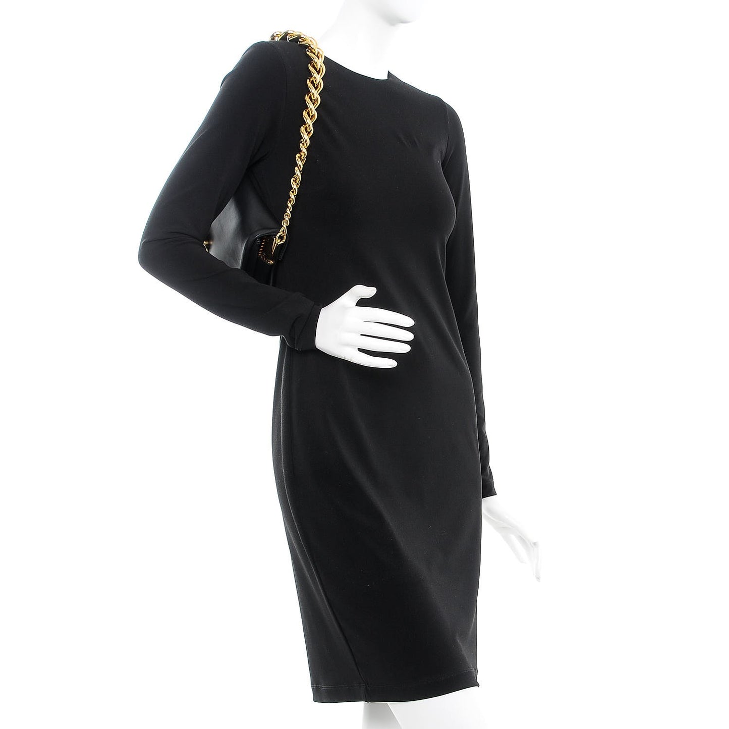 Nappa Palazzo Sultan Shoulder Bag Black