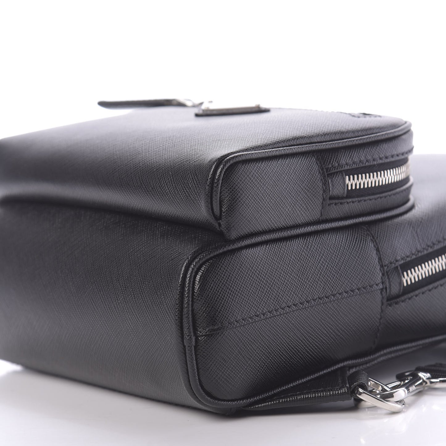 Saffiano Sling Backpack Black