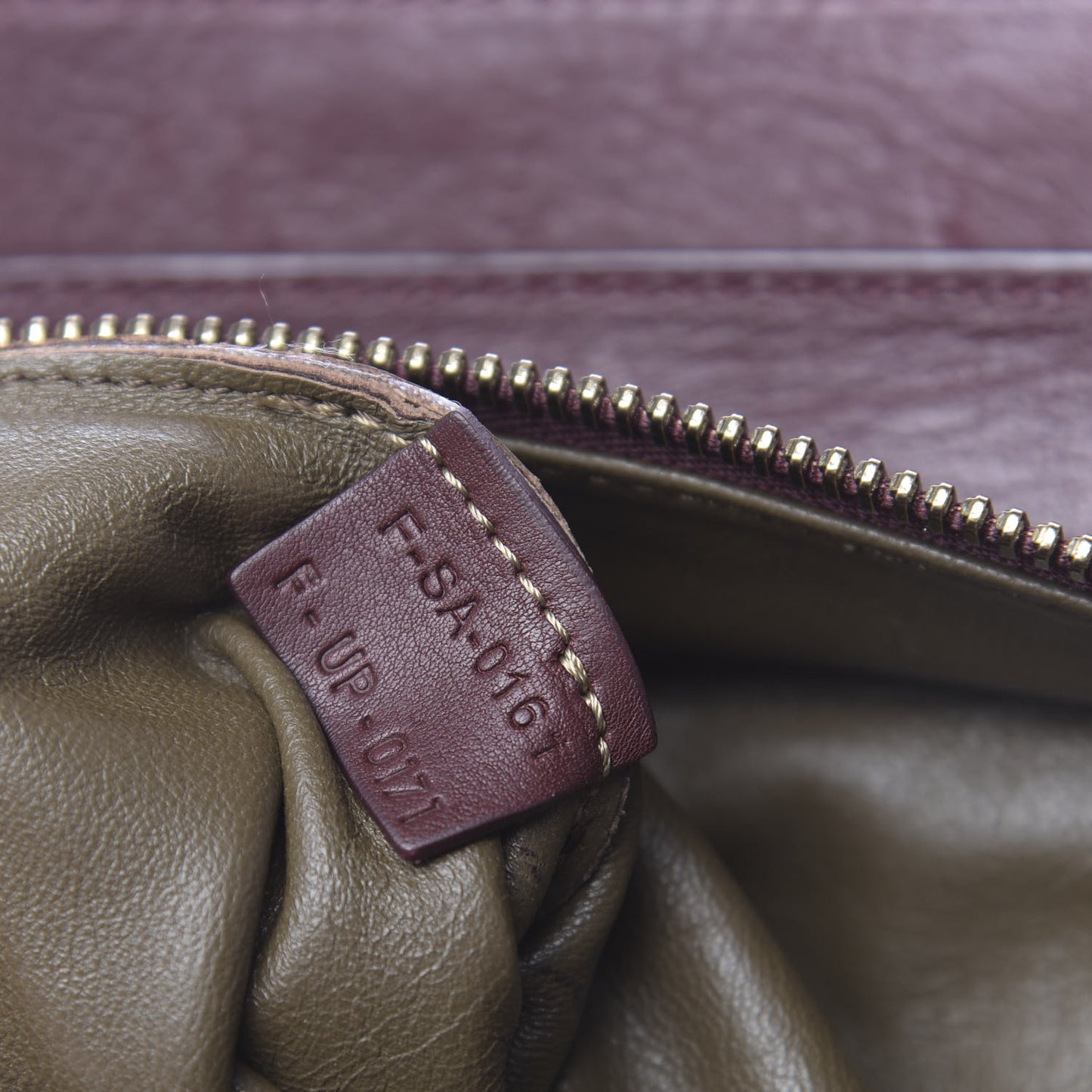 Smooth Calfskin Mini Luggage Burgundy