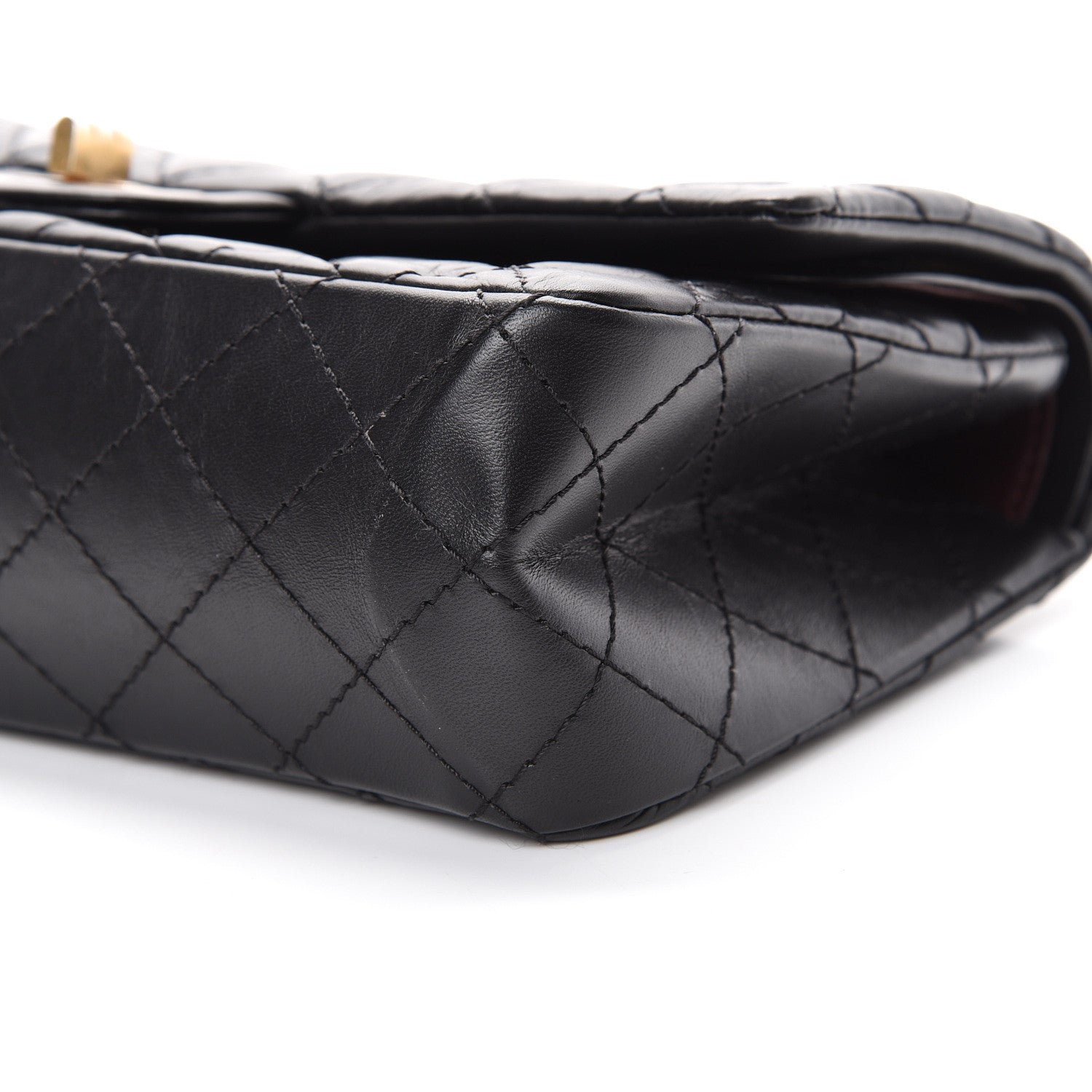 Chanel Aged Calfskin Quilted 2.55 Reissue 225 Flap Black 11 of 14