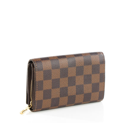 Louis Vuitton Damier Ebene Porte-Monnaie Billets Tresor Wallet 3 of 7