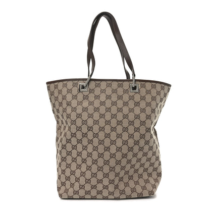 Gucci Monogram Large Bucket Tote Dark Brown 1 of 10