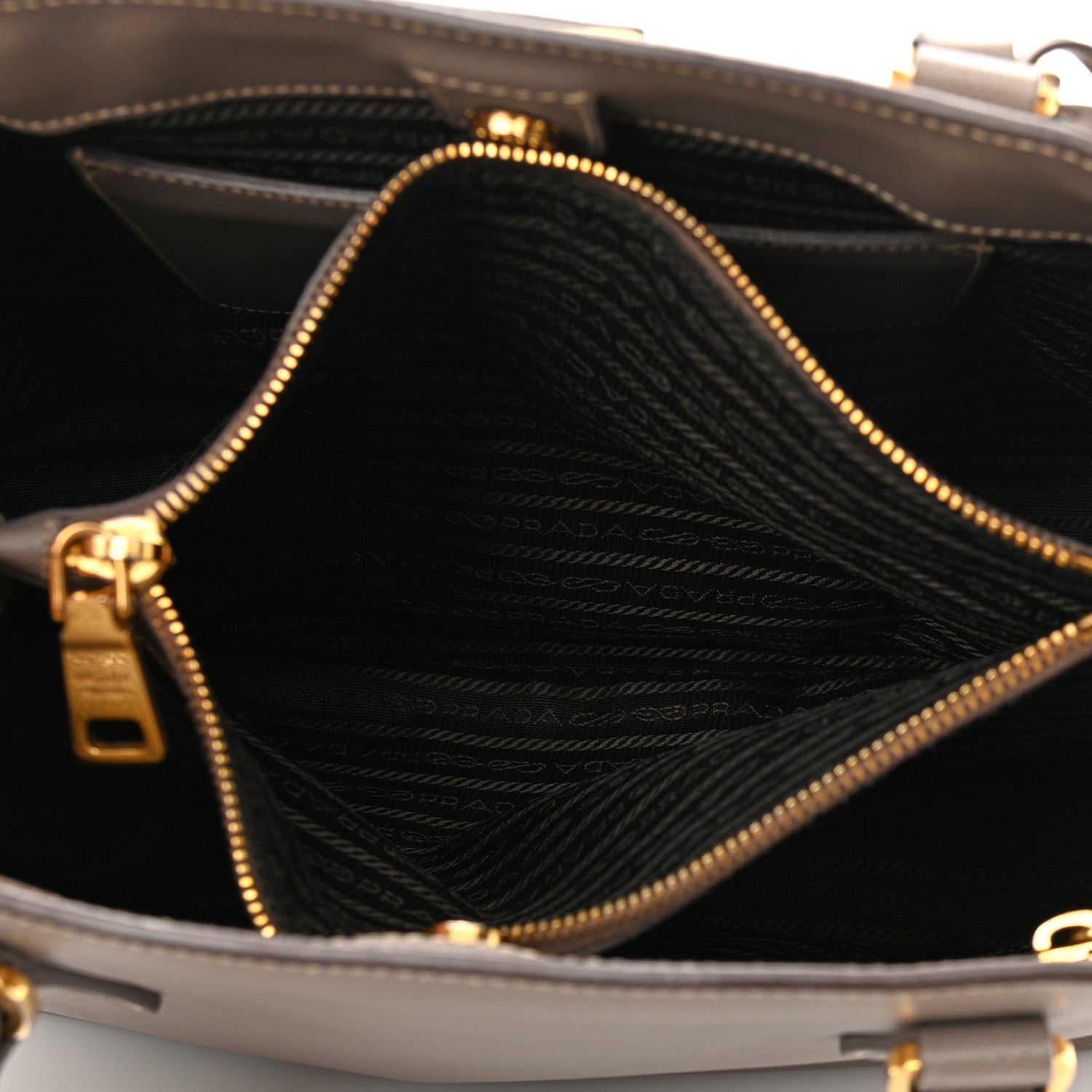 Prada Saffiano Lux Medium Tote Argilla 7 of 16