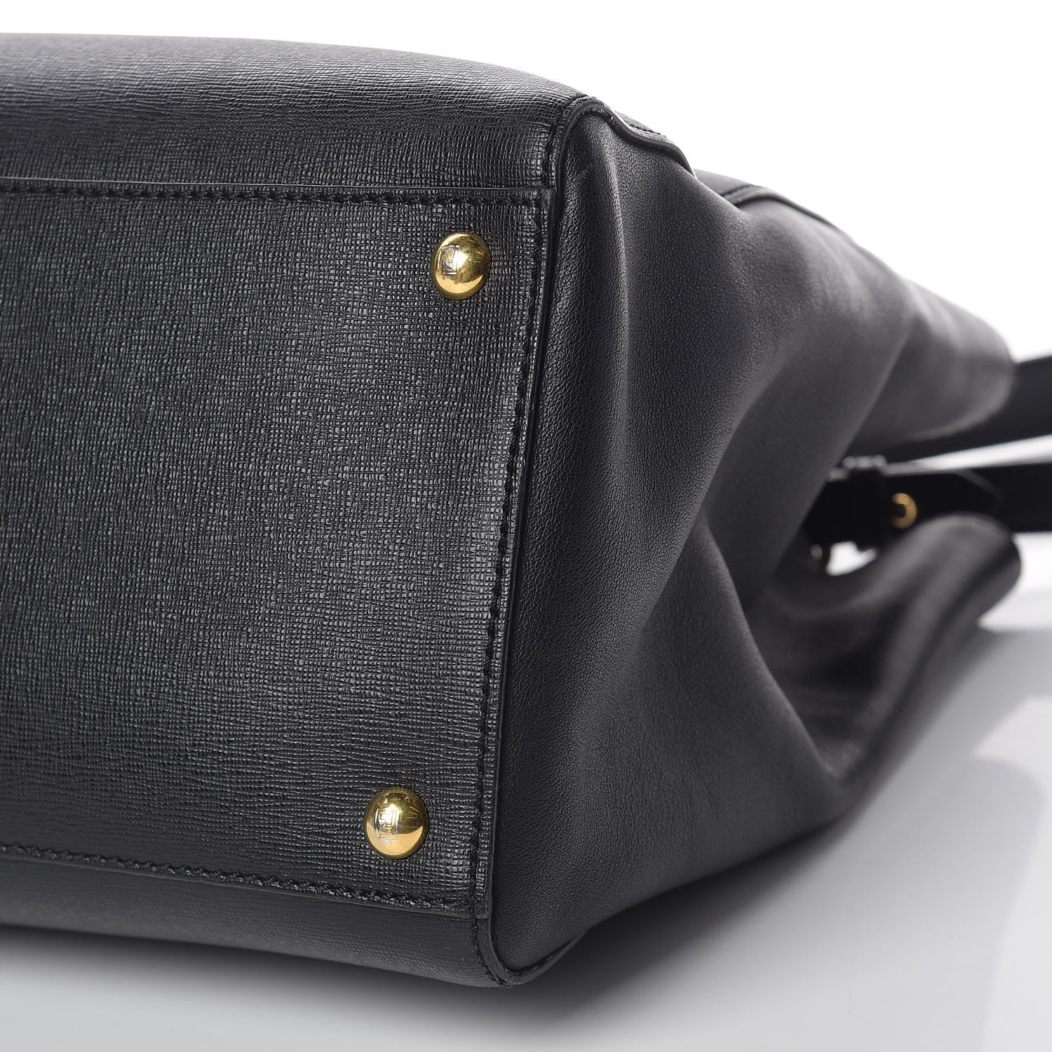 Fendi Vitello Elite Regular 2Jours Tote Black 10 of 10