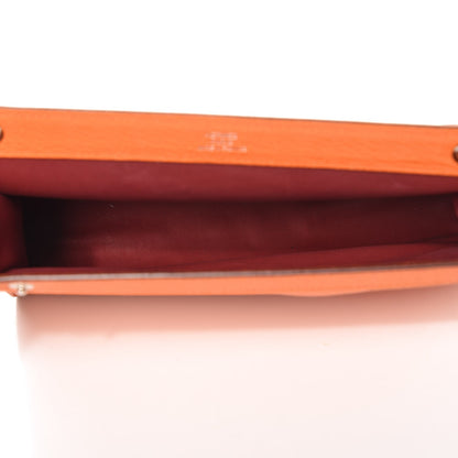 Hermes Chevre Mysore Karo GM Orange 5 of 10