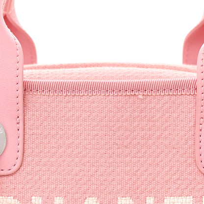 Chanel Canvas Deauville Small Bowling Bag Pink 8 of 10