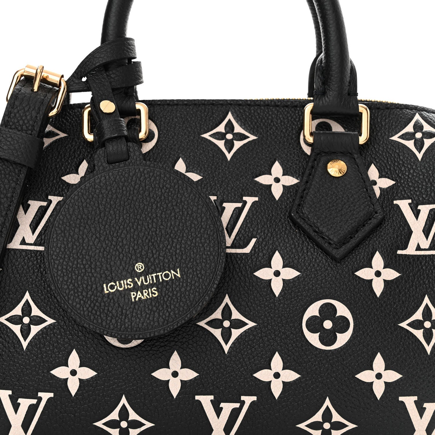 Louis Vuitton Empreinte Monogram Spring in the City Speedy Bandouliere 20 Black White Pink 7 of 9