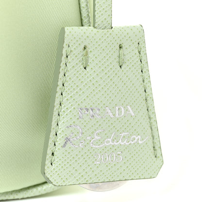 Prada Re-Nylon Saffiano Re-Edition 2005 Shoulder Bag Acqua 10 of 11