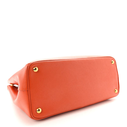 Prada Saffiano Lux Parabole Tote Papaya 4 of 9