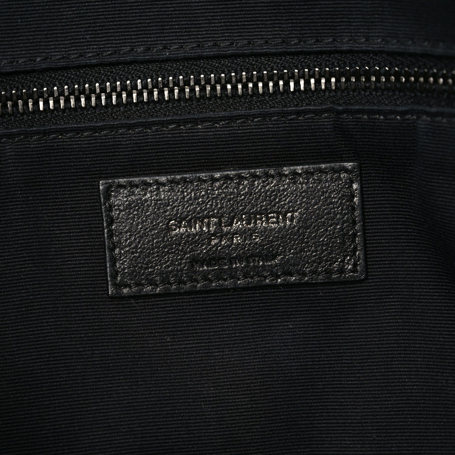 Saint Laurent Crinkled Calfskin Matelasse Monogram Medium Niki Shopper Tote Black 6 of 10