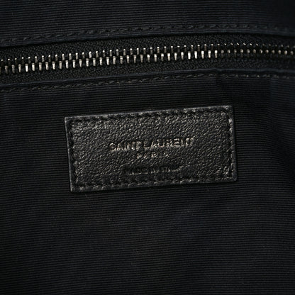 Saint Laurent Crinkled Calfskin Matelasse Monogram Medium Niki Shopper Tote Black 6 of 10