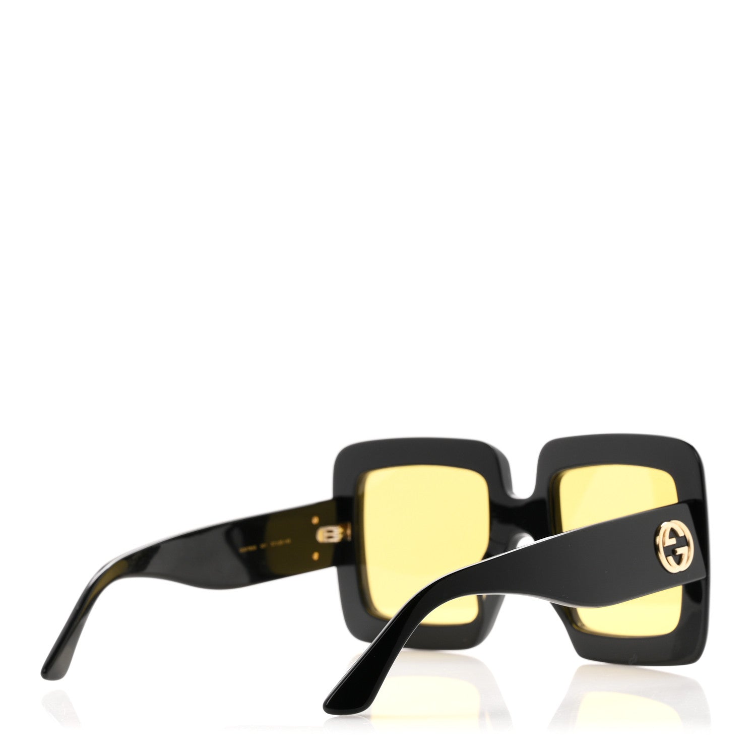 Gucci Oversized Square GG0783S Sunglasses Black 4 of 8