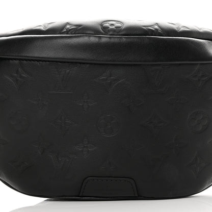 Louis Vuitton Calfskin Monogram Shadow Discovery Bumbag Black 7 of 12