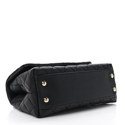 Chanel Caviar Quilted Mini Coco Handle Flap Black 4 of 9