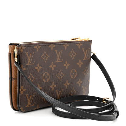 Louis Vuitton Reverse Monogram Giant Double Zip Pochette 3 of 12
