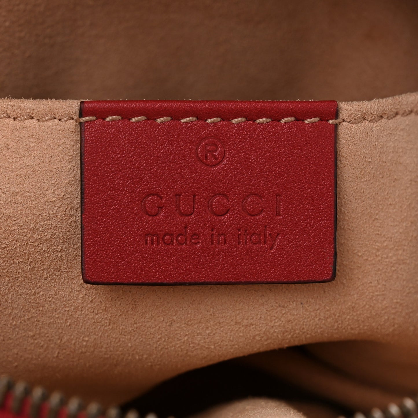 Calfskin Matelasse GG Marmont Belt Bag 85 34 Hibiscus Red