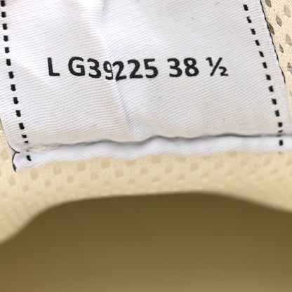 Chanel Suede Calfskin Logo Sneakers 38.5 Black White 7 of 9