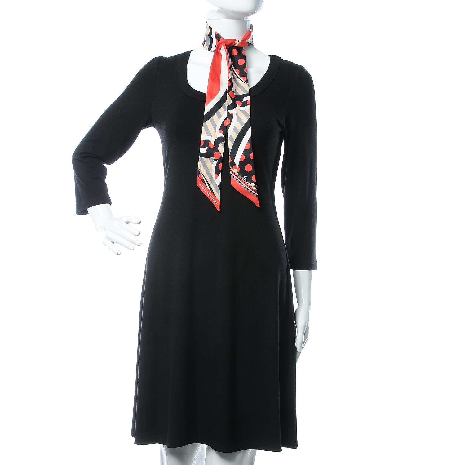 Louis Vuitton Silk Pop Monogram BB Bandeau Red 2 of 3