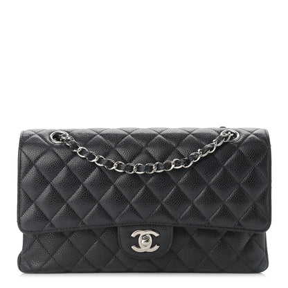 Chanel Caviar Quilted Medium Double Flap Black 1 of 11