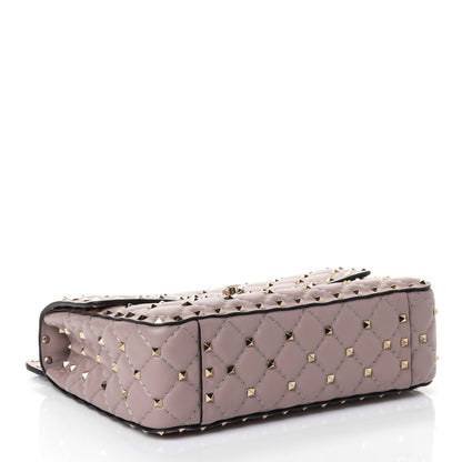 Valentino Garavani Lambskin Medium Rockstud Spike Shoulder Bag Poudre 3 of 5