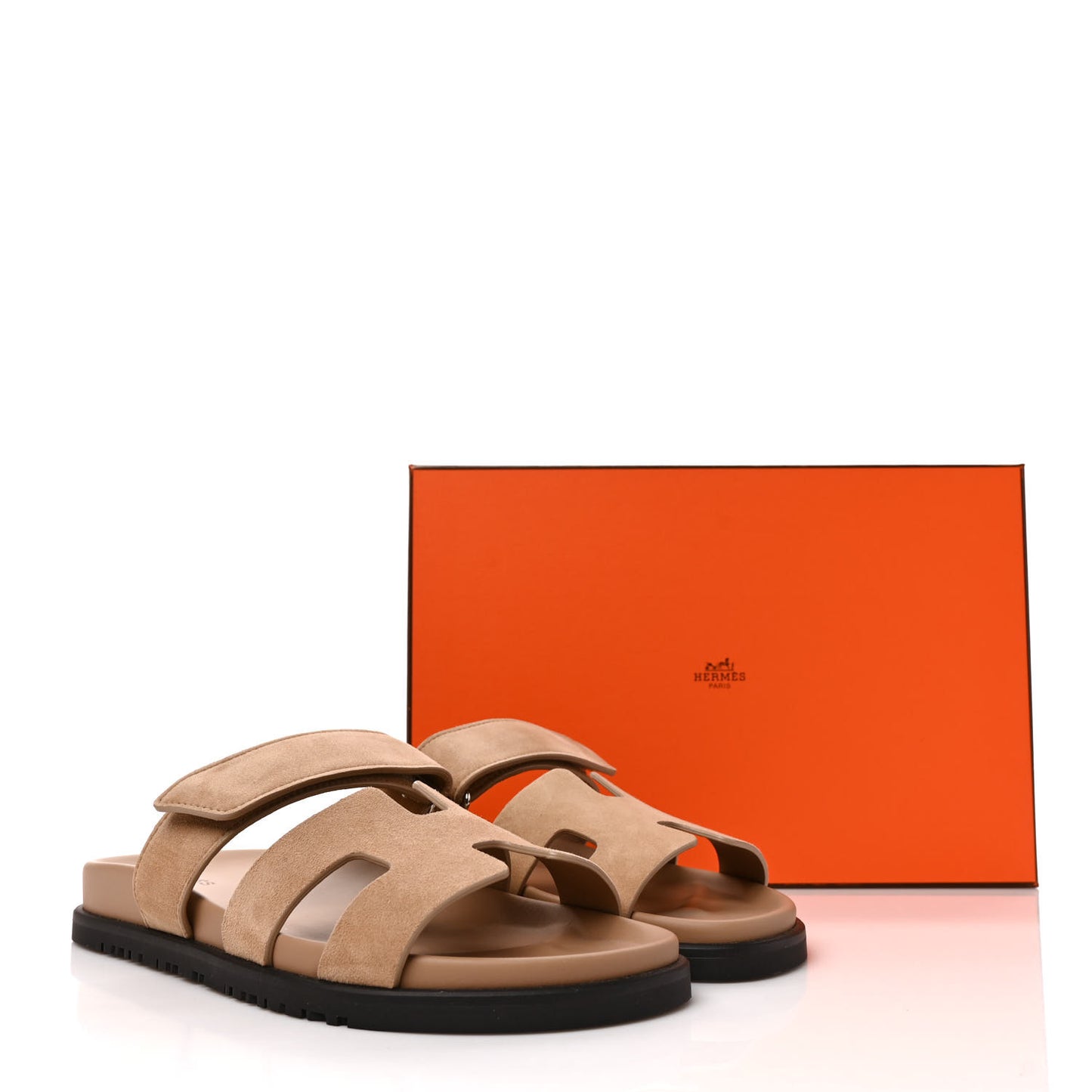 Suede Goatskin Womens Chypre Sandals 38 Beige Argile
