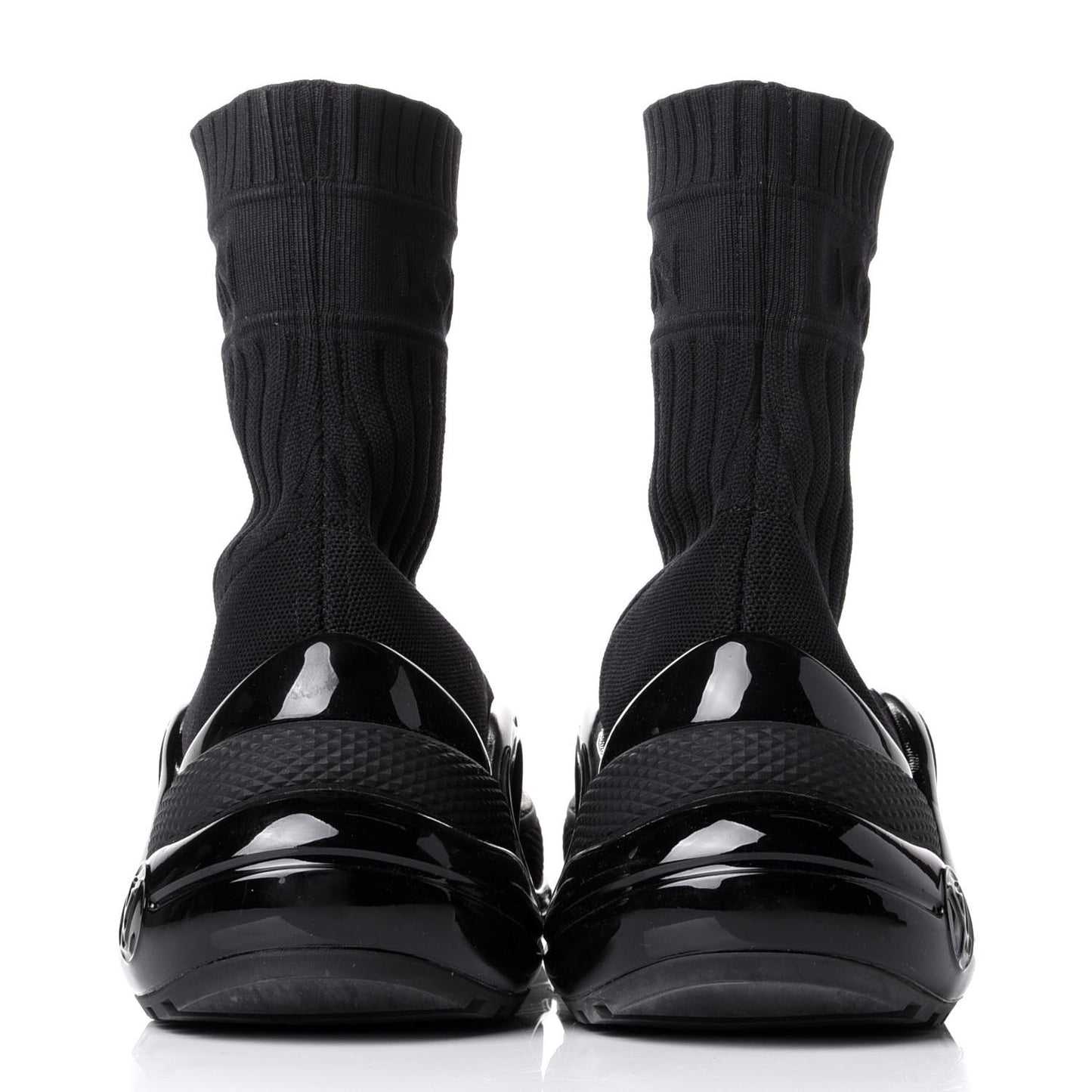 Stretch Textile LV Archlight Sneaker Boots 38.5 Black
