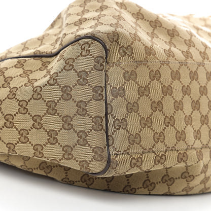 Gucci Monogram Large Sukey Tote Dark Brown 10 of 12