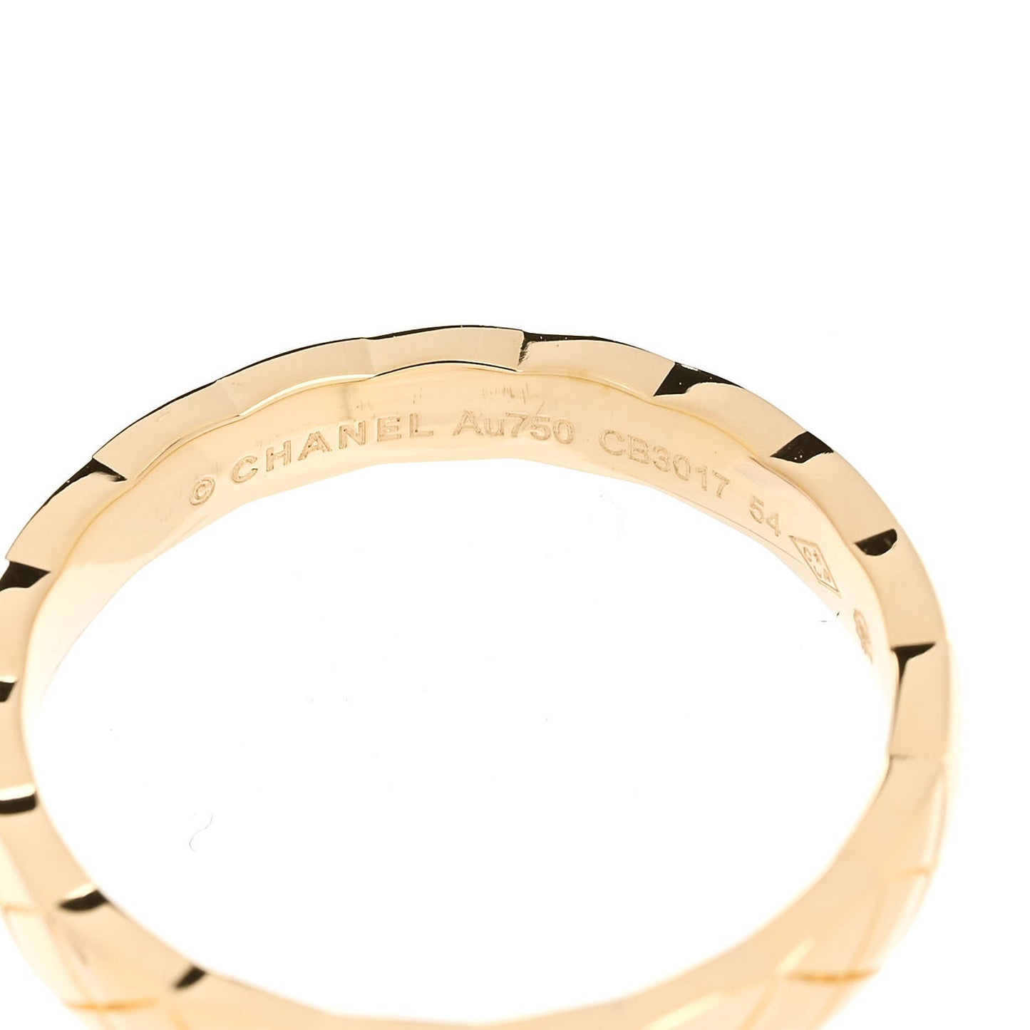 18K Yellow Gold Mini Coco Crush Ring 54 6.75