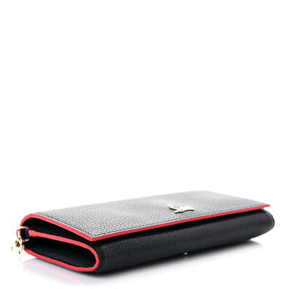Christian Louboutin Calfskin Boudoir Chain Wallet Black 3 of 12