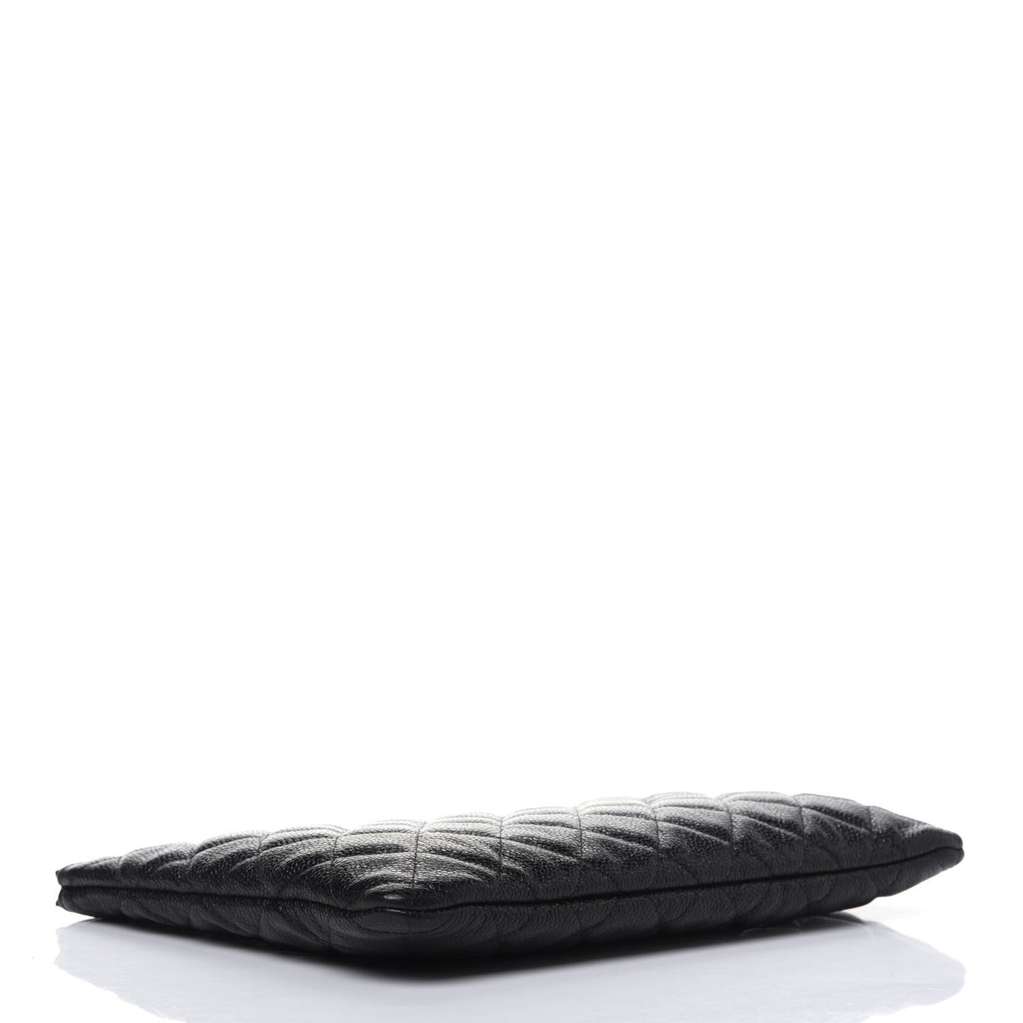 Caviar Quilted Medium Cosmetic Case So Black