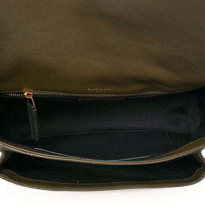 Saint Laurent Lambskin Matelasse Monogram Medium Niki Chain Satchel Seaweed 5 of 10