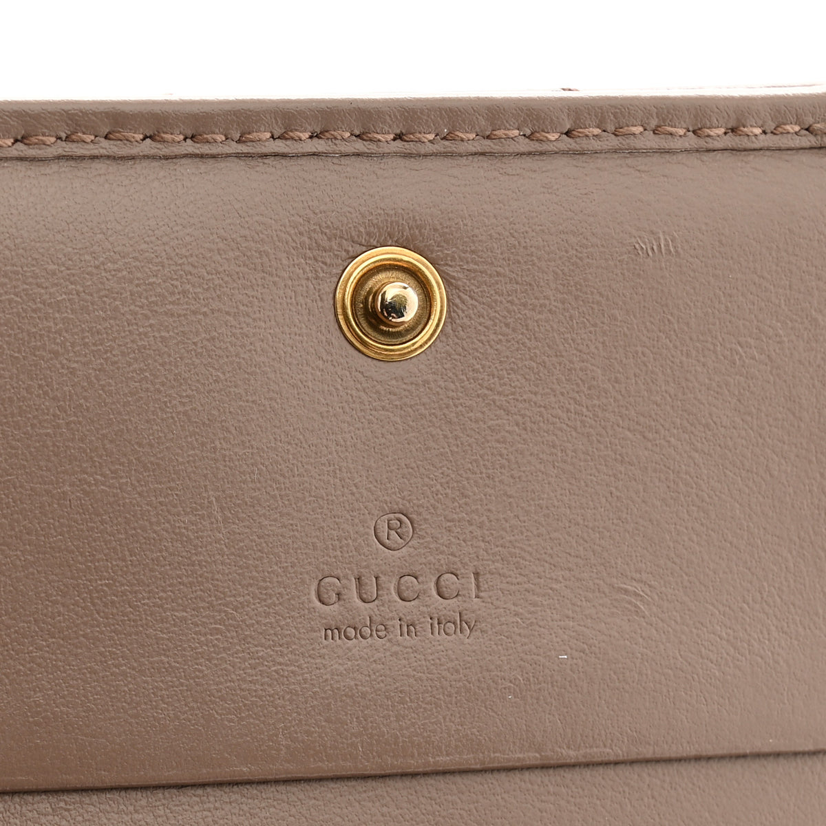 Gucci Calfskin Matelasse GG Marmont Card Case Wallet Porcelain Rose 7 of 10