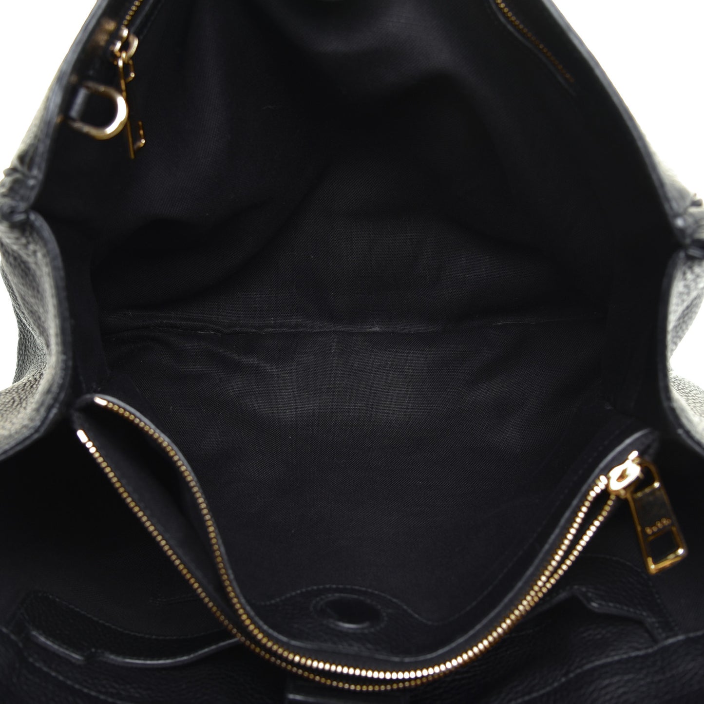 Calfskin Large Bamboo Shopper Tote Black