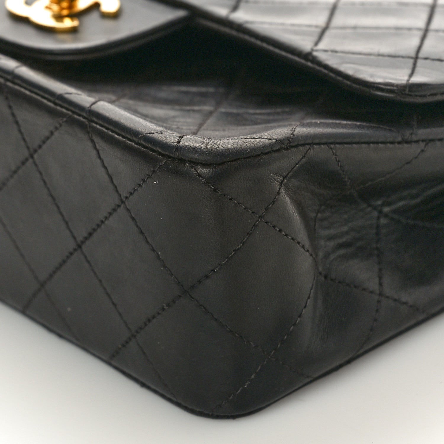 Chanel Lambskin Quilted Small Double Flap Black 10 of 10
